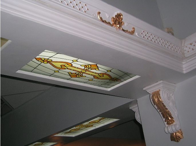 Golden Heritage Tiffany stained glass ceiling, Model 130