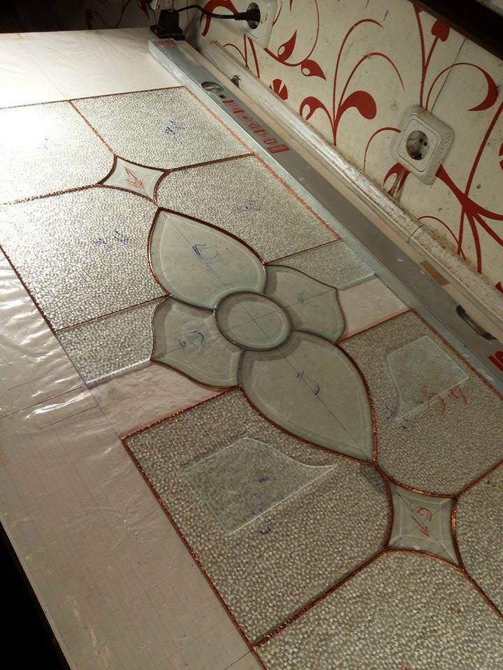 Door Model 309 — Amber Fleur detail