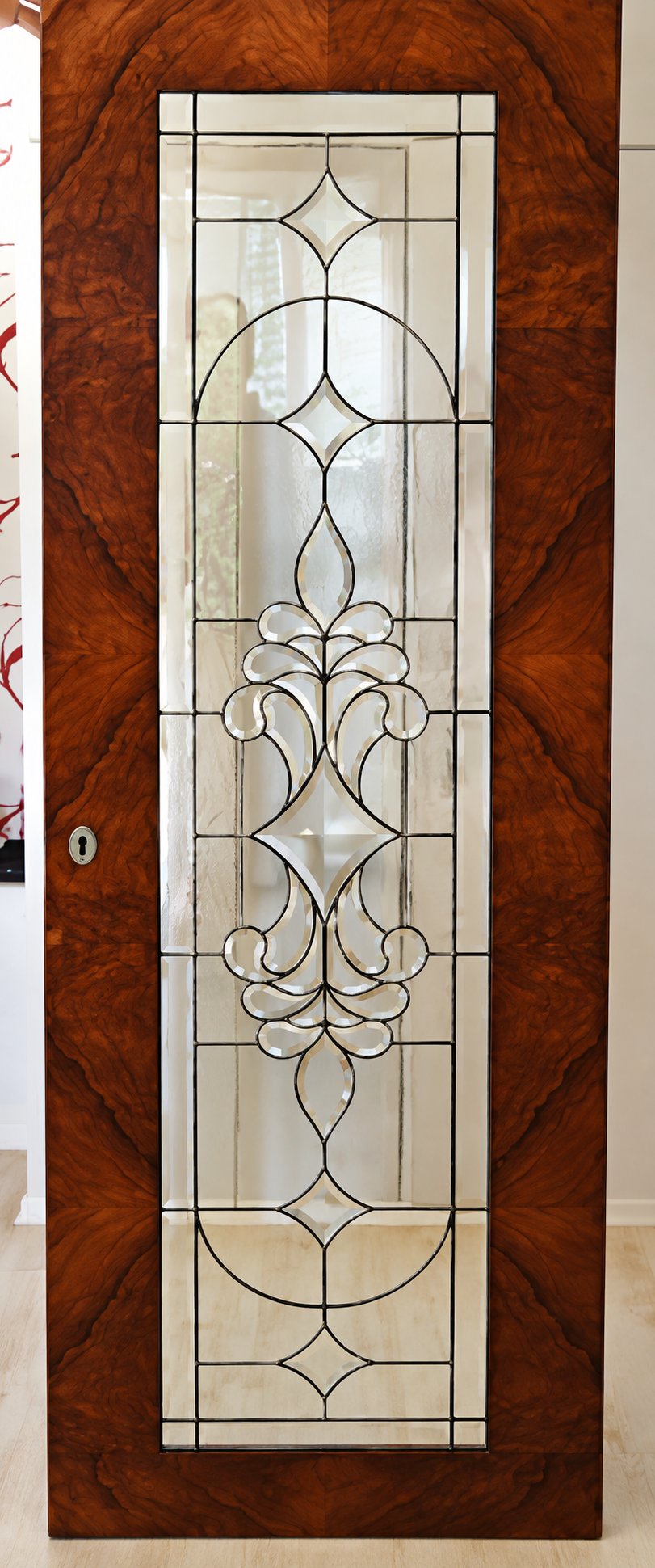 Tiffany stained glass door