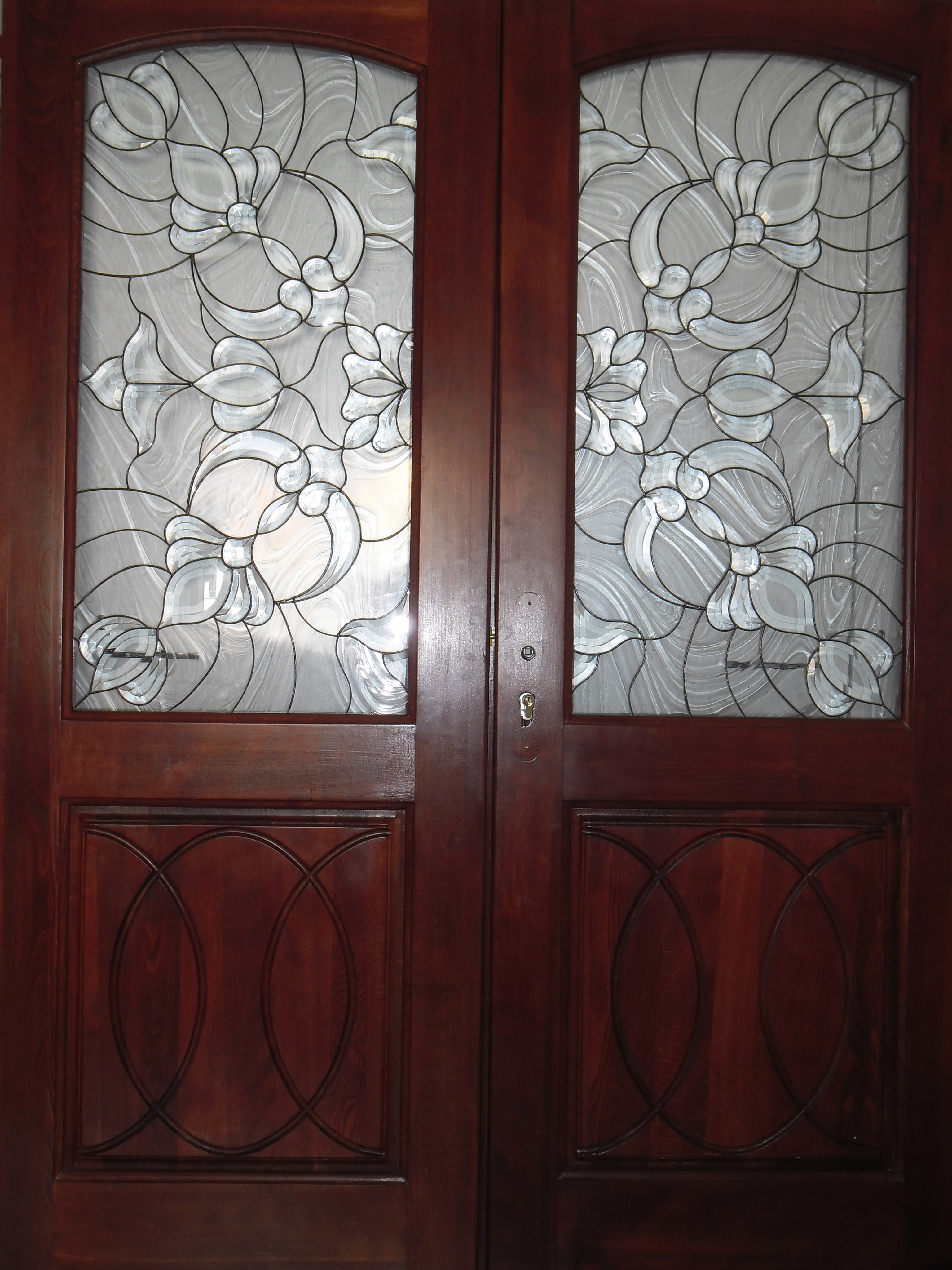 Door Model 327 — Floral Majesty detail