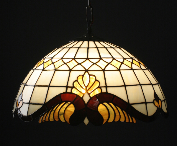 Handmade Tiffany stained glass lamp Model 401